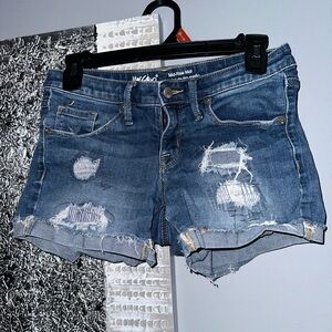 Missimo ripped Jean shorts
